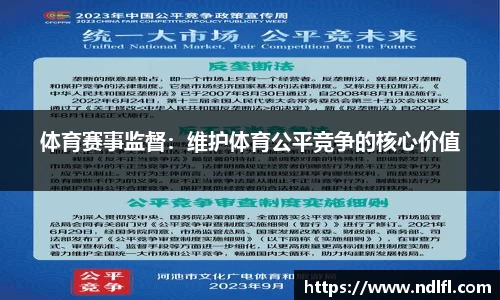 体育赛事监督：维护体育公平竞争的核心价值